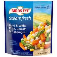 Birds Eye Steamfresh Corn, Carrots & Asparagus, 10.8 Ounce