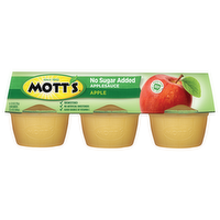 Mott's No Sugar Added Applesauce, 6 Each