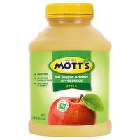 Motts No Sugar Added Applesauce, 46 Ounce