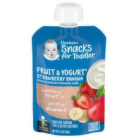 Gerber 2nd Foods Fruit & Yogurt Strawberry Banana Baby Food, 3.5 Ounce