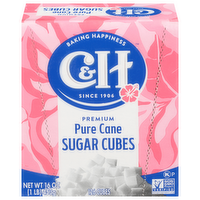 C&H Pure Cane Sugar Cubes, 16 Ounce