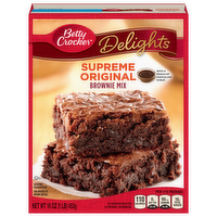 Betty Crocker Delights Supreme Original Brownie Mix, 16 Ounce