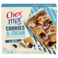 Chex Mix Cookies & Cream Snack Bars, 6 Each