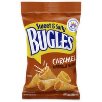 Bugles Caramel Sweet & Salty Crispy Corn Snacks, 6 Ounce