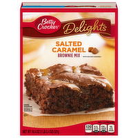 Betty Crocker Delights Salted Caramel Brownie Mix, 18.4 Ounce