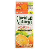 Florida's Natural 100% Premium Orange Juice with Pulp, 52 Ounce