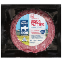 Great Range Premium Bison Patties, 10.66 Ounce