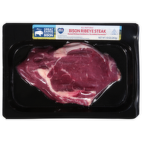 Great Range Premium Bison Ribeye Steak, 10 Ounce