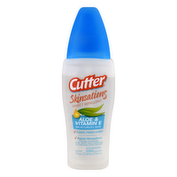 Cutter Skinsations Insect Repellent Spray With Aloe & Vitamin E, 6 Ounce