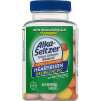 Alka-Seltzer Extra Strength Heartburn ReliefChews Assorted Fruit Chewable Tablets, 66 Each