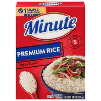 Minute Rice Instant Premium White Rice, 14 Ounce