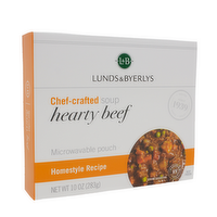 L&B Hearty Beef Soup, 10 Ounce