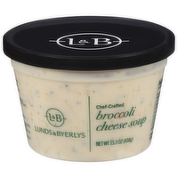 L&B Broccoli Cheese Soup, 14 Ounce