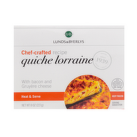 L&B Petite Quiche Lorraine, 8 Ounce