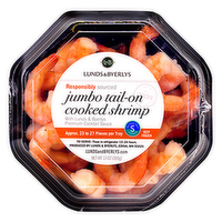 L&B Jumbo Cooked Shrimp Party Tray, 13 Ounce