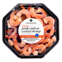 L&B Jumbo Cooked Shrimp Party Tray, 22 Ounce