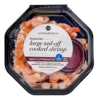 L&B Large Cooked Shrimp Party Tray, 13 Ounce