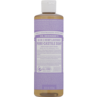 Dr. Bronners Castile Organic Lavender Liquid Soap, 16 Ounce