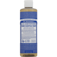 Dr. Bronners Castile Peppermint Liquid Soap, 16 Ounce