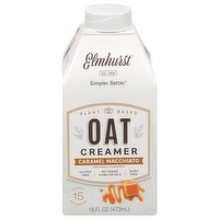 Elmhurst Caramel Macchiato Oat Creamer, 16 Ounce