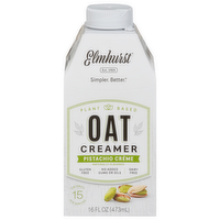 Elmhurst Pistachio Creme Oat Creamer, 16 Ounce