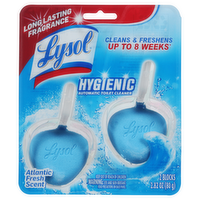 Lysol Hygienic Automatic Toilet Cleaner Atlantic Fresh Scent, 2 Each