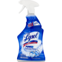 Lysol Power Bathroom Cleaner Spray, 22 Ounce