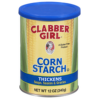 Clabber Girl Corn Starch, 12 Ounce