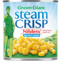 Green Giant Steam Crisp No Salt Added Corn Niblets, 11 Ounce