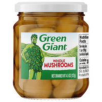 Green Giant Whole Mushrooms, 4.5 Ounce