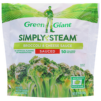 Green Giant Simply Steam Sauced Broccoli & Cheese Sauce, 10 Ounce