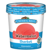 Cedar Crest Watermelon Sherbet, 16 Ounce