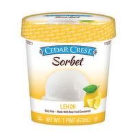 Cedar Crest Lemon Sorbet, 1 Pint