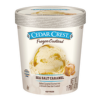 Cedar Crest Sea Salt Caramel Frozen Custard, 16 Ounce