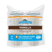 Cedar Crest Vanilla Ice Cream Cups, 8 Each