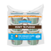 Cedar Crest Mint N Fudge Ice Cream Cups, 8 Each