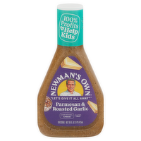 Newman's Own Parmesan & Roasted Garlic Dressing, 16 Ounce