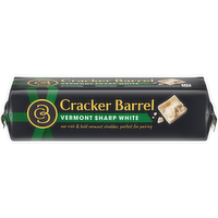 Cracker Barrel Vermont Sharp White Cheddar Cheese, 8 Ounce