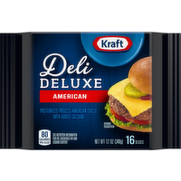 Kraft Deli Deluxe American Cheese Slices, 12 Ounce