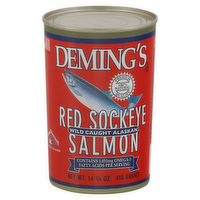 Deming's Wild Alaskan Red Sockeye Salmon, 14.75 Ounce