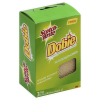 Scotch-Brite Dobie Cleaning Pad, 3 Each