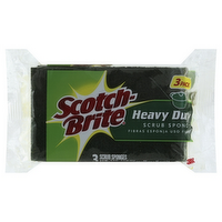 Scotch-Brite Heavy Duty Scrub Sponges, 3 Each