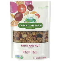 Cascadian Farm Organic Fruit & Nut Granola, 11 Ounce