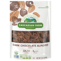 Cascadian Farm Organic Dark Chocolate Almond Granola, 11 Ounce