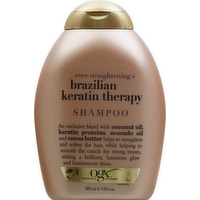 OGX Ever Straightening Brazilian Keratin Therapy Shampoo, 13 Ounce
