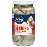 Acme Kosher Herring in Wine Sauce, 32 Ounce