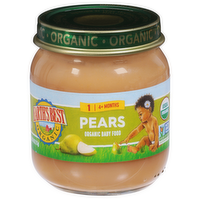 Earth's Best Organic Pears Stage 2 Baby Food, 4 Ounce