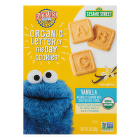 Earth's Best Organic Sesame Street Letter of the Day Very Vanilla Cookies, 5.3 Ounce