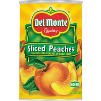 Del Monte Sliced Peaches, 15.25 Ounce