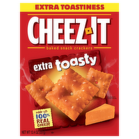 Cheez-It Extra Toasty Baked Cheese Snack Crackers, 12.4 Ounce